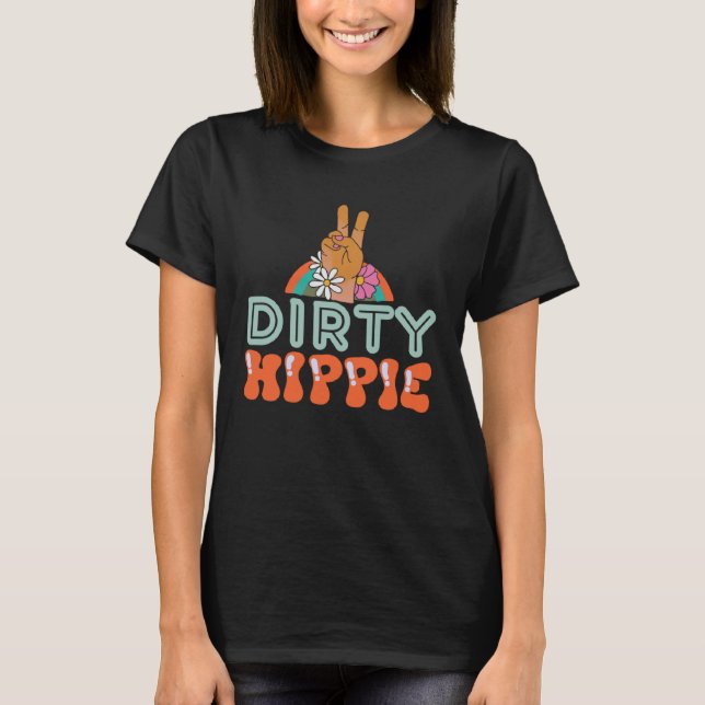 Camiseta Dirty Hippie BoHo Hippie (Anverso)