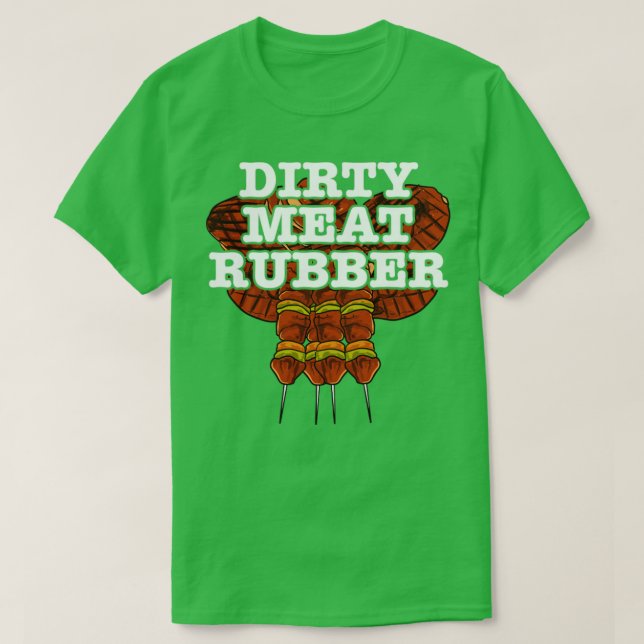 Camiseta Dirty Meat Rubber (Diseño del anverso)