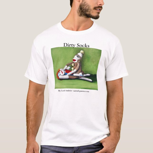 Camiseta Dirty_Socks [1], calcetines sucios, por Leah (Anverso)