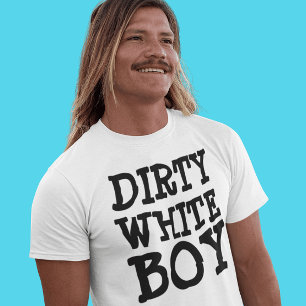 Camiseta DIRTY WHITE BOY VINTAGE 80S hombre