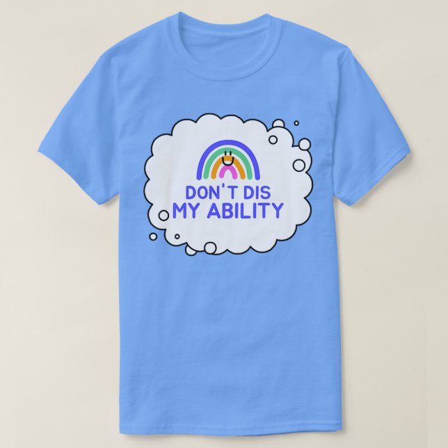 Camiseta Dis Donx27t En Mi Habilidad 8 (Diseño del anverso)