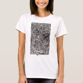 Camiseta Dis-junction, dibujo de tinta