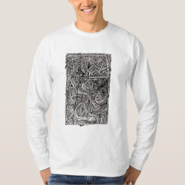 Camiseta Dis-junction, dibujo de tinta