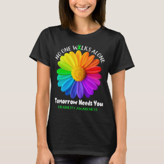 Camiseta Disability Awareness Ribbon Support Gifts