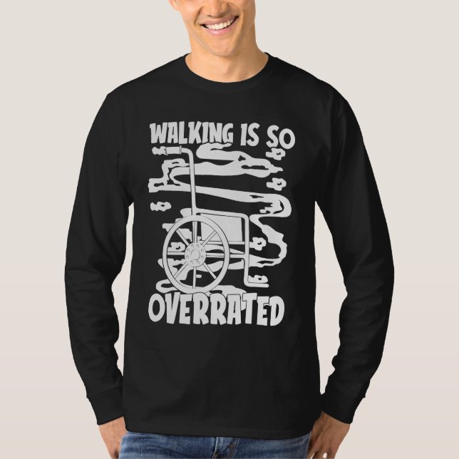 Camiseta Disabled Hilarious Handicapped Disability Wheelcha (Anverso)