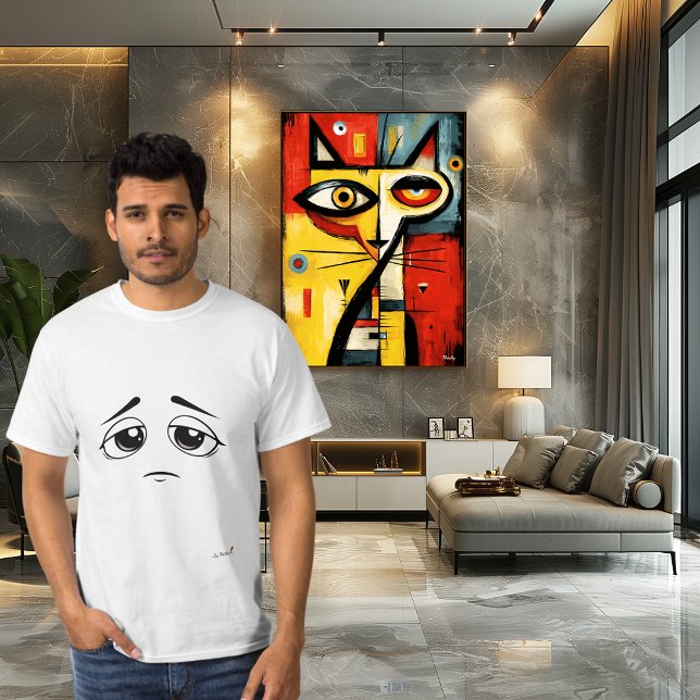 Camiseta Disappointed Face | Sunday Mood Minimal Design (Subido por el creador)