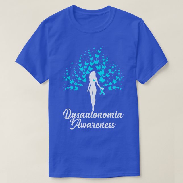 Camiseta Disautonomía Conciencia Sobreviviente Guerrero (Diseño del anverso)