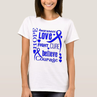 Camiseta Disautonomía Esperanza Palabras Collage