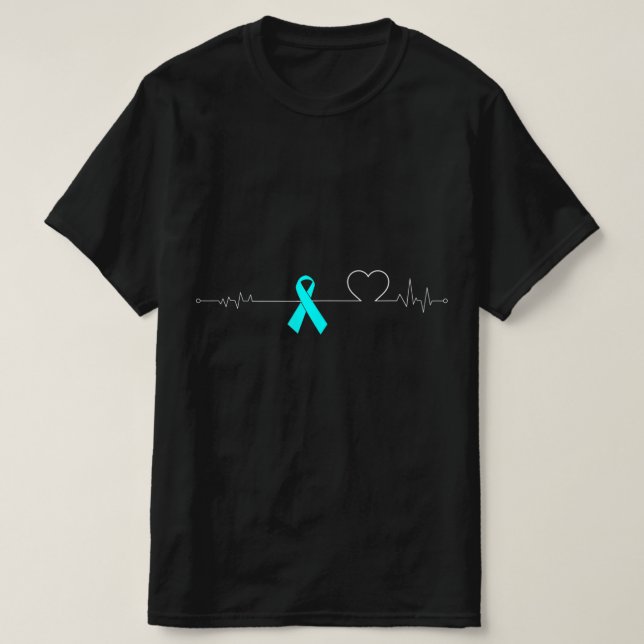 Camiseta Disautonomía Pulso del latido del corazón EKG NCS  (Diseño del anverso)