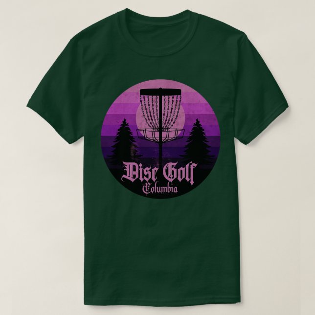 Camiseta Disc Golf Columbia Domingo (Diseño del anverso)