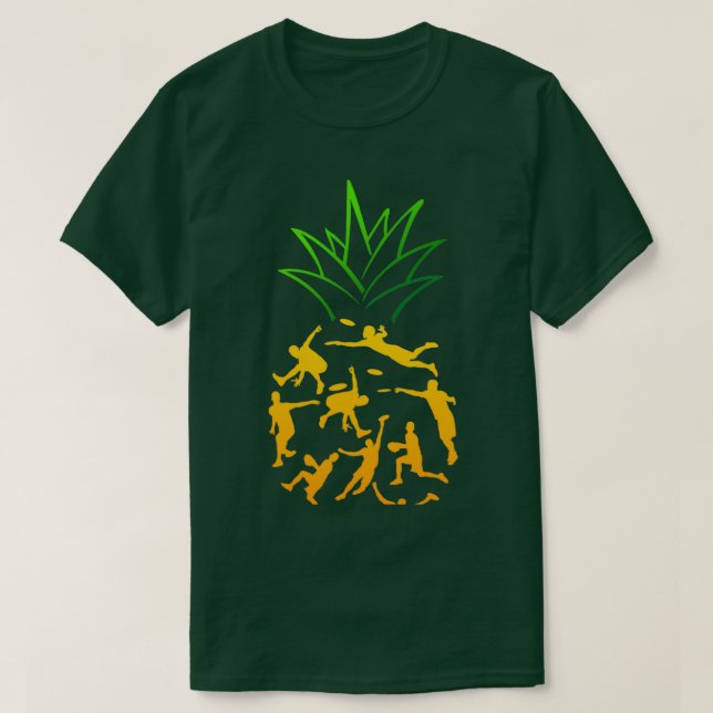 CAMISETA DISC GOLF PINEAPPLE (Diseño del anverso)
