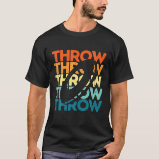 Camiseta Disc Golf Retro Sunset Vintage Frisbee Golf Throw