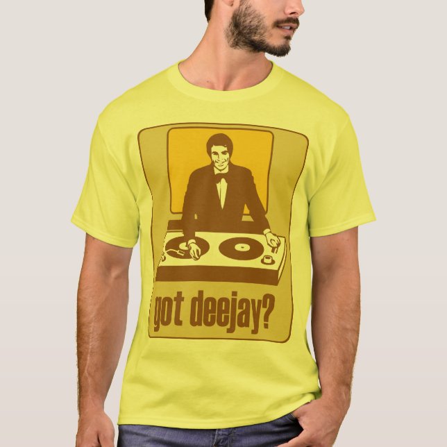 CAMISETA DISC JOCKEY CONSEGUIDO DJ RETRO (Anverso)