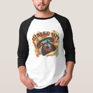 Camiseta Discado, Viejo Teléfono Divertido