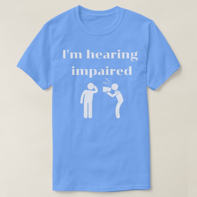 Camiseta Discapacidad auditiva 85 (Diseño del anverso)
