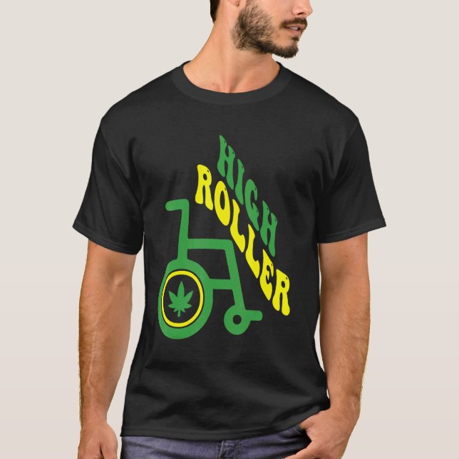 Camiseta Discapacidad de rollo alto (Anverso)