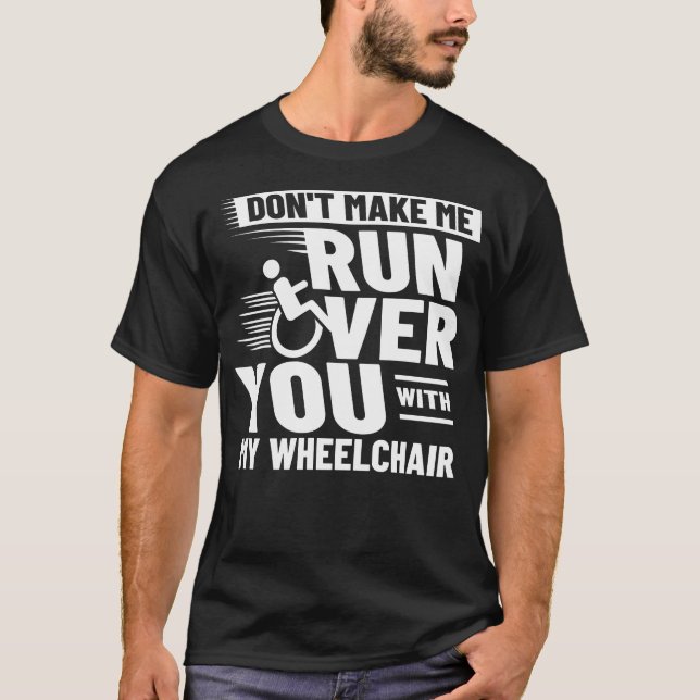 Camiseta Discapacidad en silla de ruedas Dificultad diverti (Anverso)