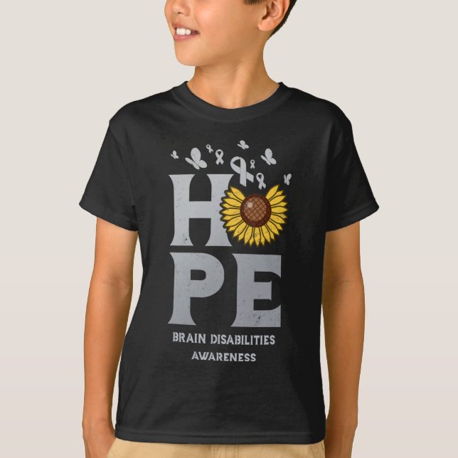 Camiseta Discapacidades cerebrales Silver Esperanza Vintage (Anverso)