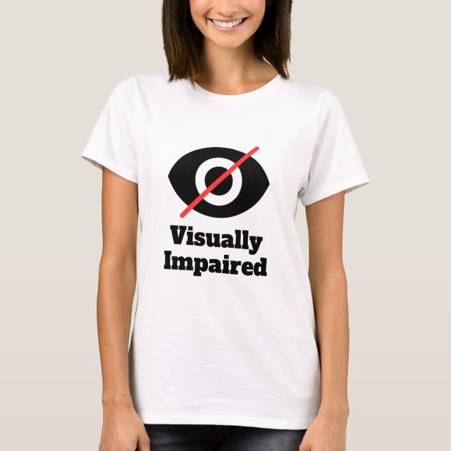 Camiseta Discapacitados Visuales (Anverso)