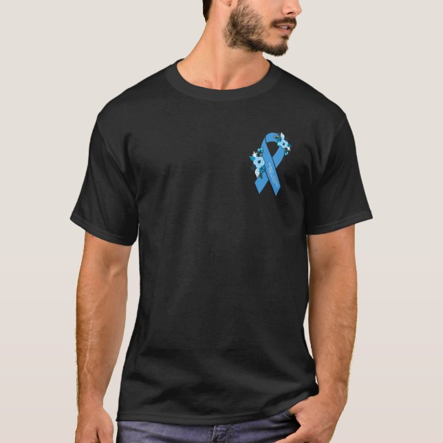 Camiseta Discinesia Ciliar Primaria Respirador Arcoiris Azu (Anverso)