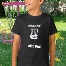 Camiseta Discing with Daddy Disk Golf T-Shirt