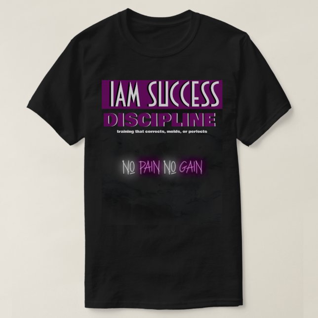 CAMISETA DISCIPLINA (Diseño del anverso)