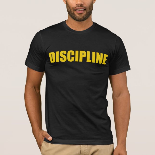 Camiseta disciplina (Anverso)
