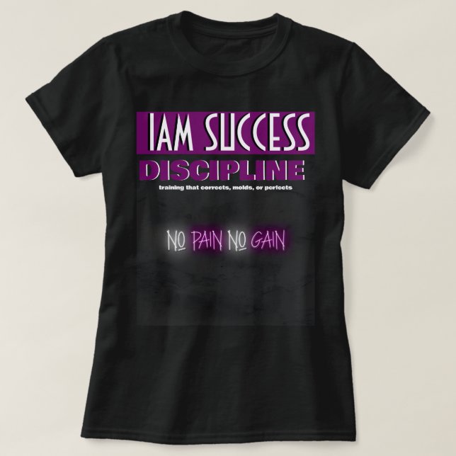 CAMISETA DISCIPLINA (Diseño del anverso)
