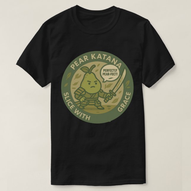 Camiseta Disciplina del Samurái de la Pera Juguetona  (Diseño del anverso)