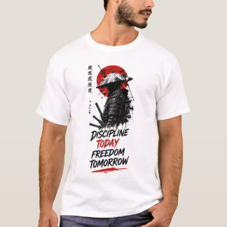 Camiseta Disciplina Hoy Libertad Mañana – Samurái Motiva