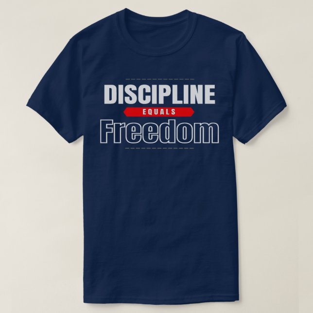 Camiseta Disciplina igual a libertad Jocko Willink TShirt (Diseño del anverso)