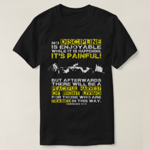 Camiseta DISCIPLINA - Motivación de entrenamiento en cuádru