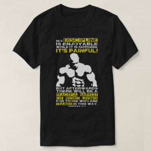 Camiseta DISCIPLINA - Motivación de entrenamiento para la c