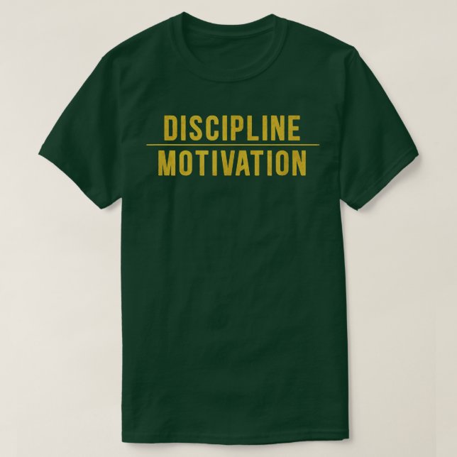 Camiseta Disciplina Por Motivación El Curso Práctico Del Gi (Diseño del anverso)