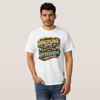 Camiseta Disciplina Sobre Motivación