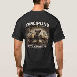 Camiseta Disciplina Sobre Motivación