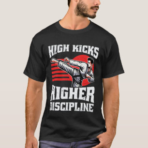 Camiseta Disciplina Superior de Patadas Altas Clásicas Kara