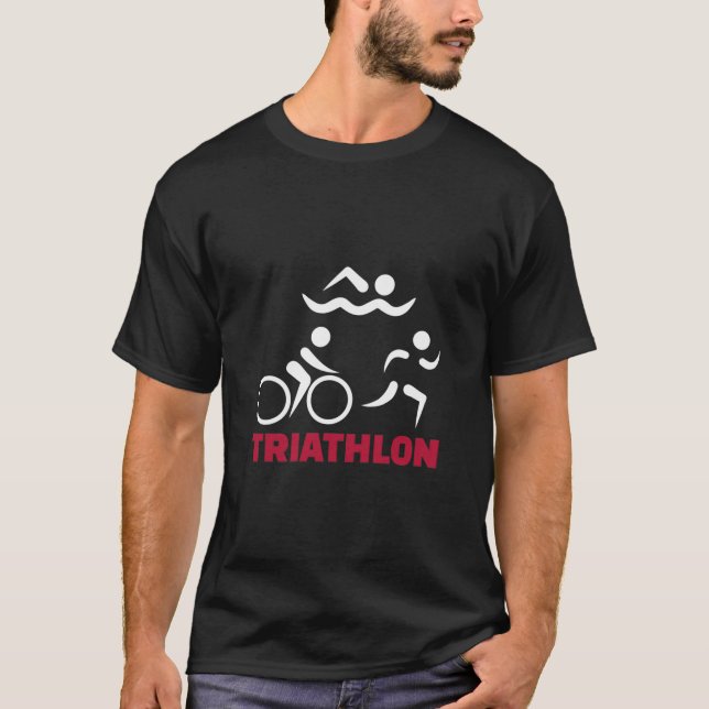 Camiseta Disciplinas de triatlón (Anverso)