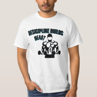 Camiseta Discipline Over Motivation — Build That Body 