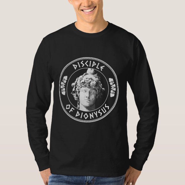 Camiseta Discípulo De Dionio Dios De Vino (Anverso)