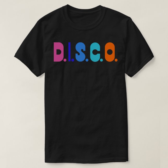 CAMISETA DISCO (Diseño del anverso)