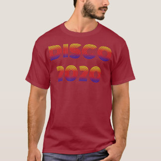 Camiseta Disco 2020 Funny Vintage Looking 70s 80s