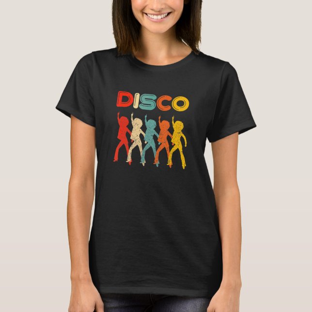 Camiseta Disco 70 Disco Danzante Retro Típico (Anverso)