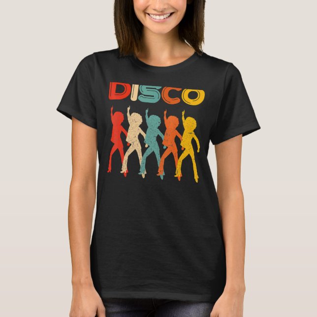Camiseta Disco 70 Disco Danzante Retro Típico (Anverso)