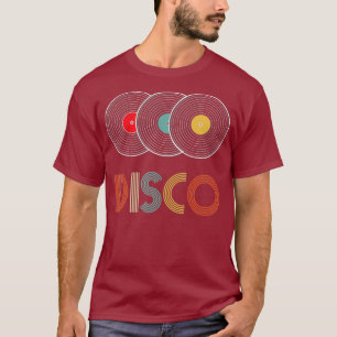Camiseta Disco 70 Music Records T Funky Vinyl Retro Tee