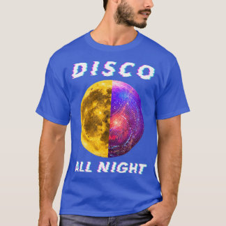 Camiseta Disco All Night Mirror ball Retro Vintage para