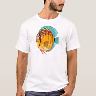 Camiseta Disco anaranjado