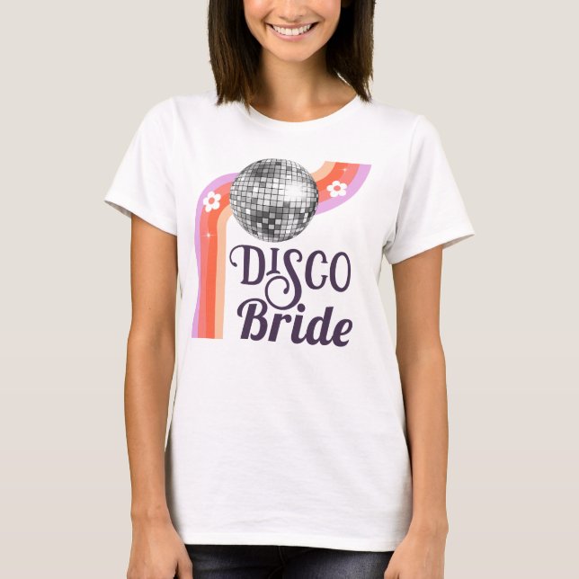 Camiseta Disco Bride Bachelorette Weekend (Anverso)