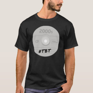 Camiseta Disco Compacto - CD Rom Jueves Retro Computadora 