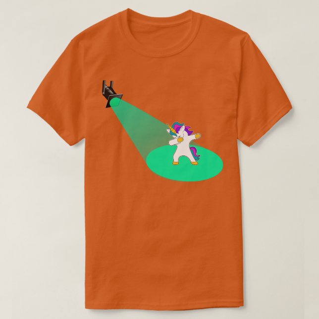 Camiseta Disco DABBING Fiesta Disco Hip Hop Unicorn Gift 5 (Diseño del anverso)